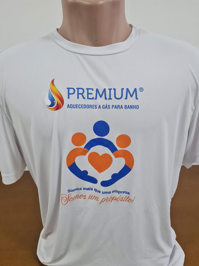 Camiseta Dry Fit Poliamida em DTF